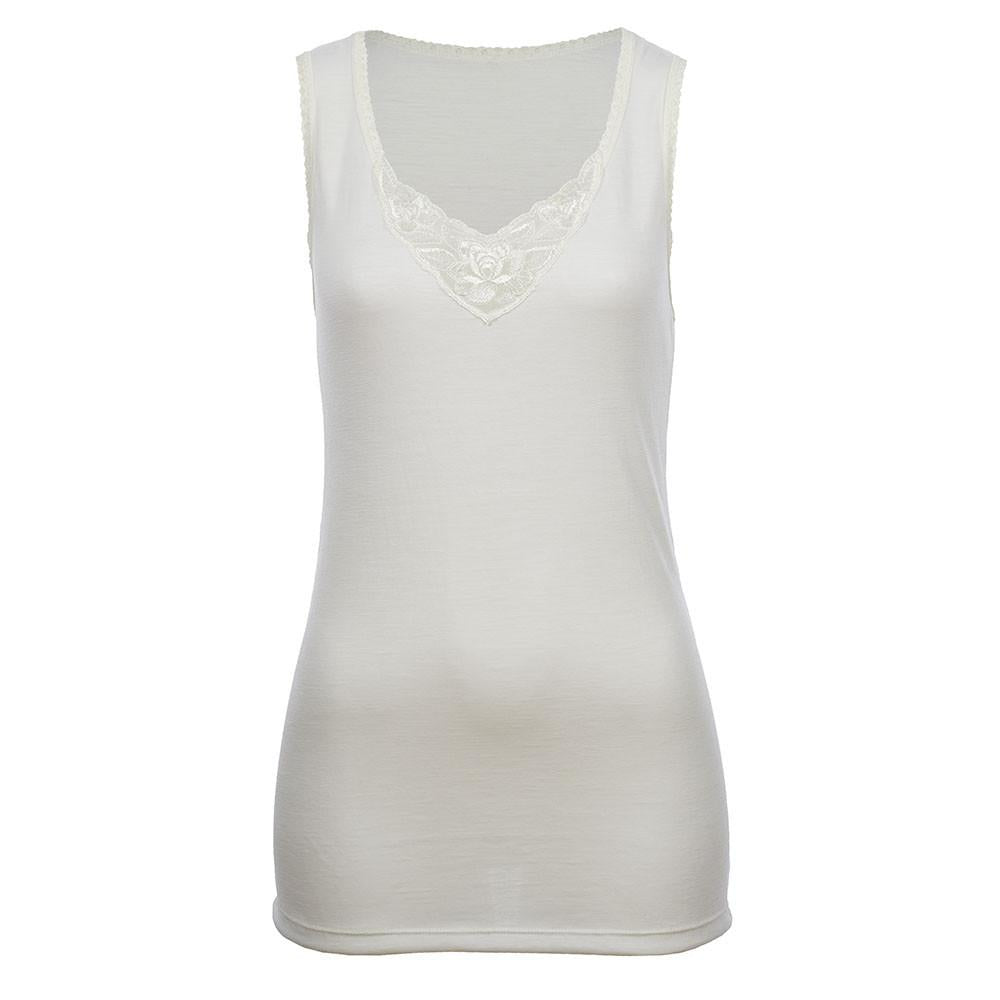 Thermo Fleece® – Ladies Sleeveless Vest – Lace Motif
