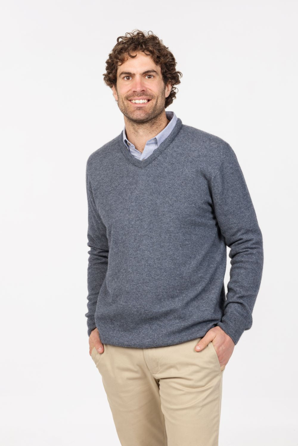 Mens Vee Neck Sweater