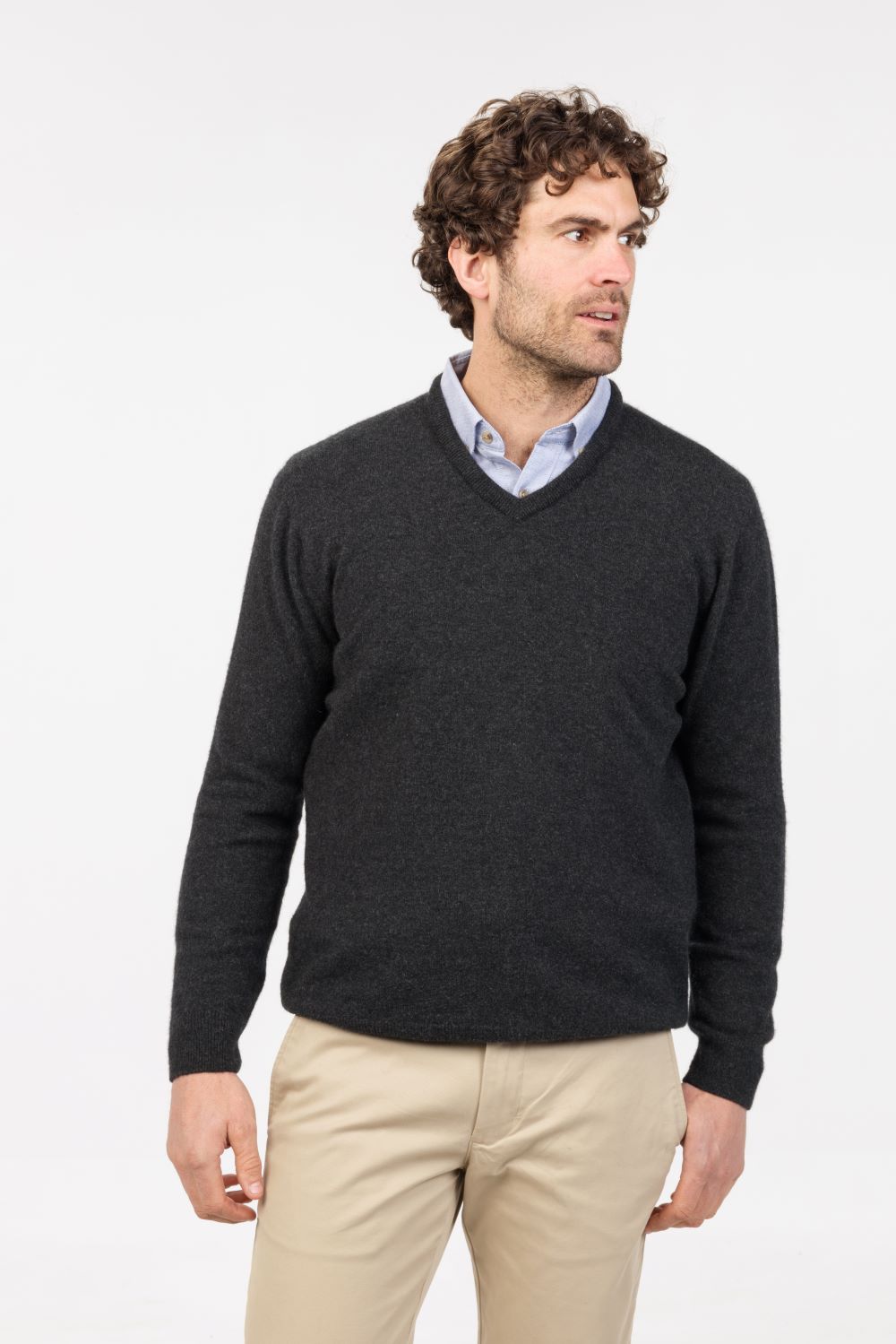 Mens Vee Neck Sweater