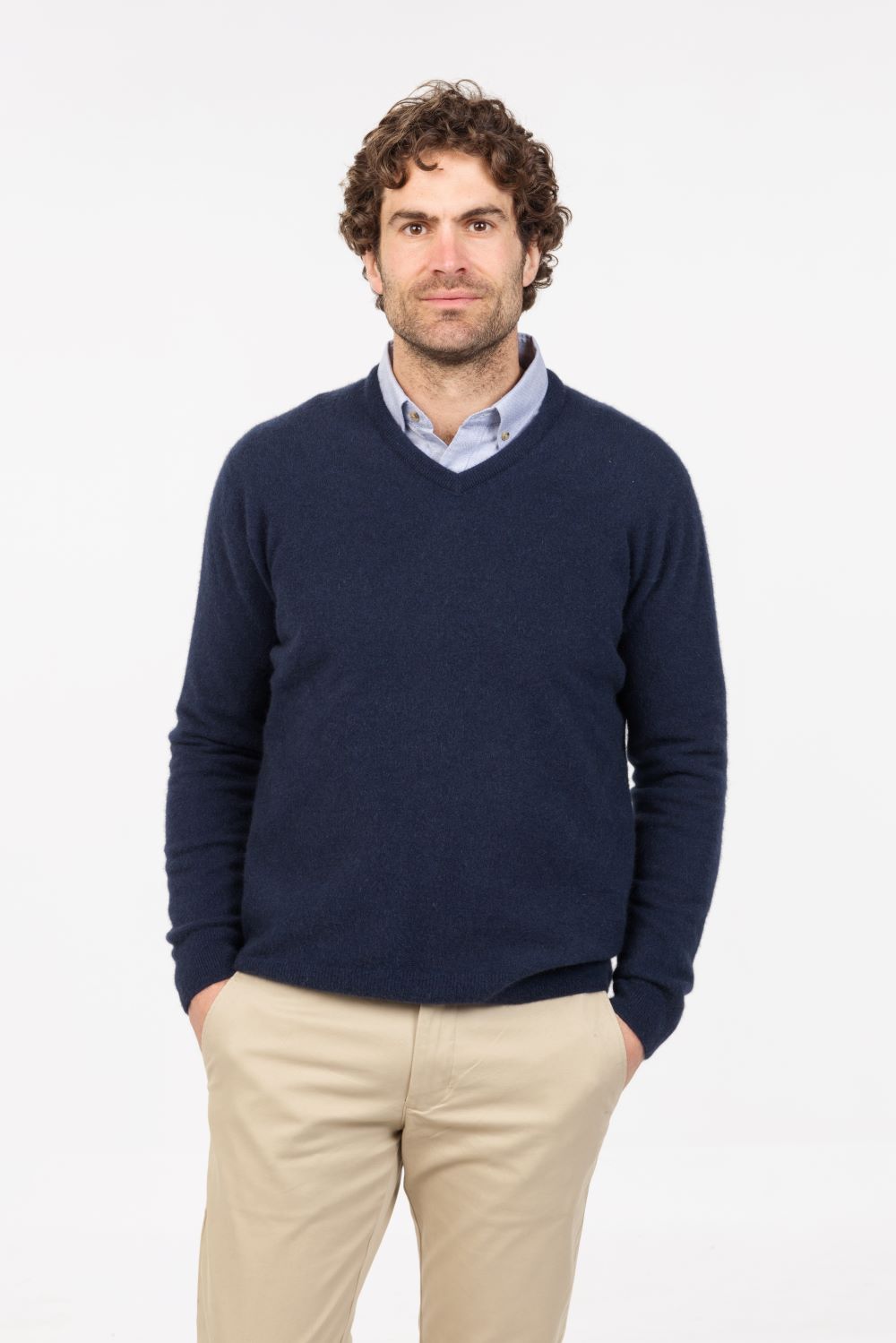 Mens Vee Neck Sweater