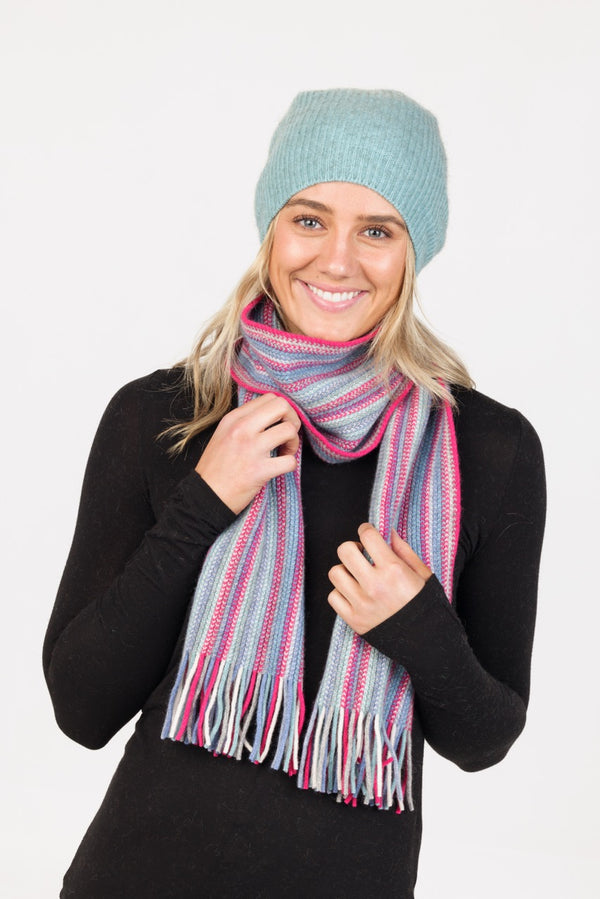 STRIPED MULTICOLOR SCARF
