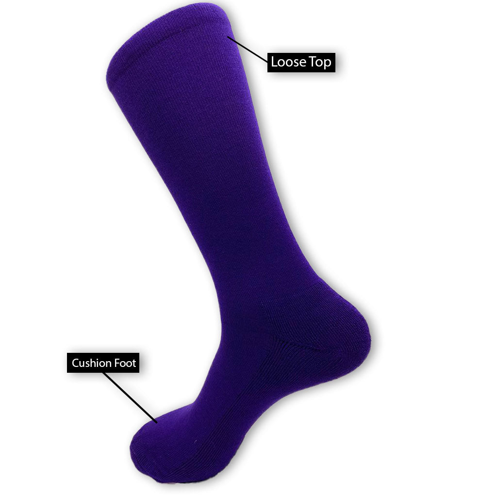Bamboo Cushion Foot &amp; Loose Top Sock