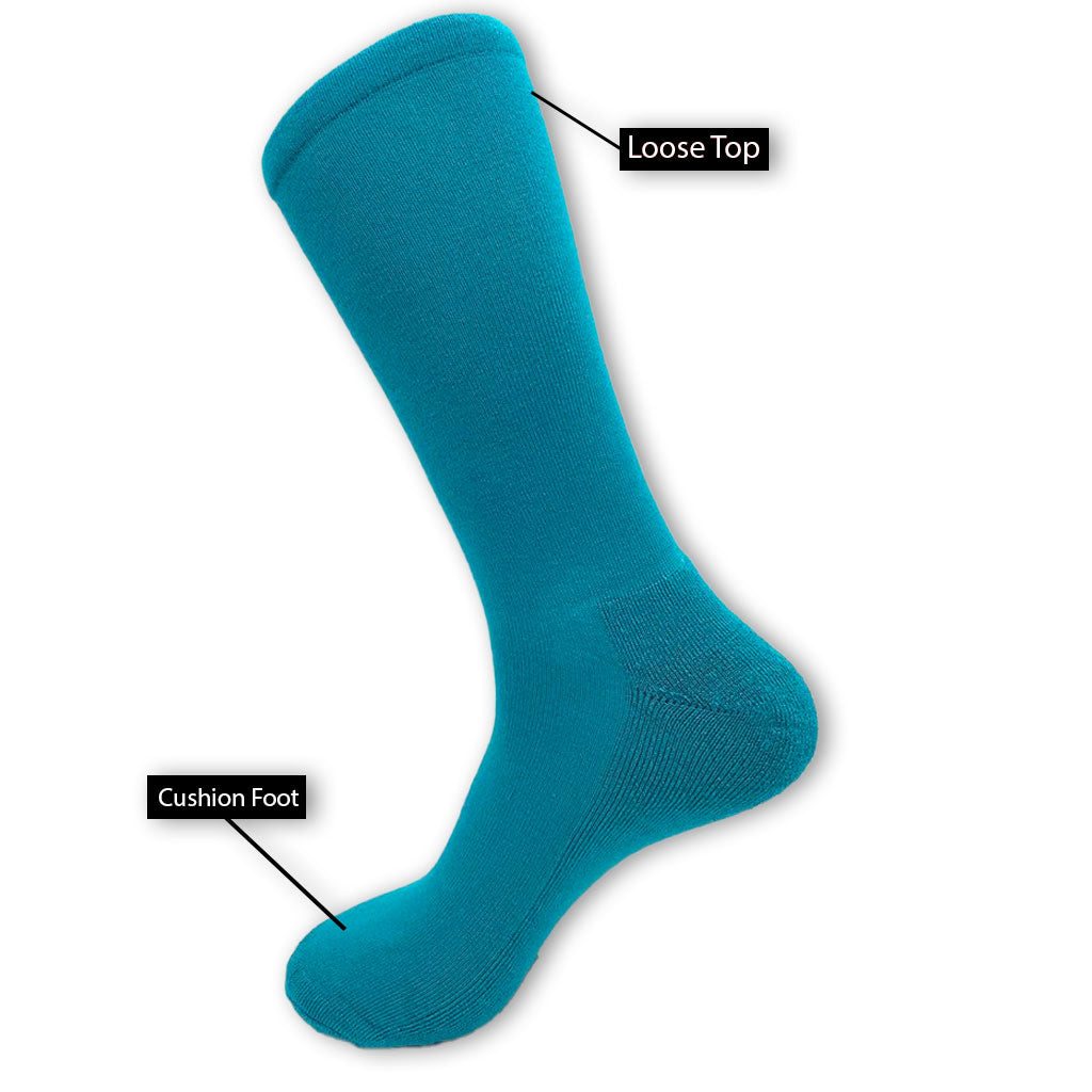 Bamboo Cushion Foot &amp; Loose Top Sock