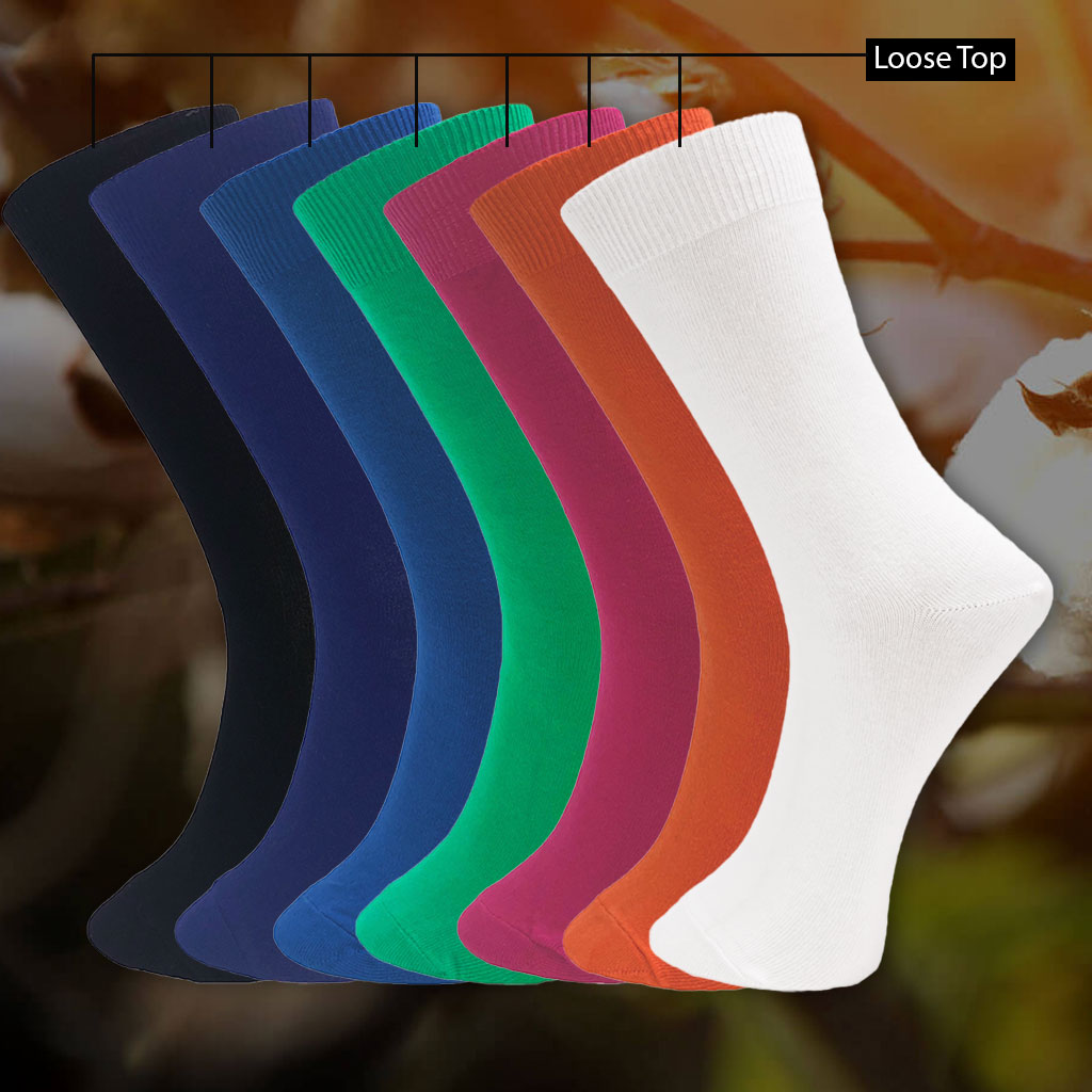 Cotton Health/Loose Top Sock King Size