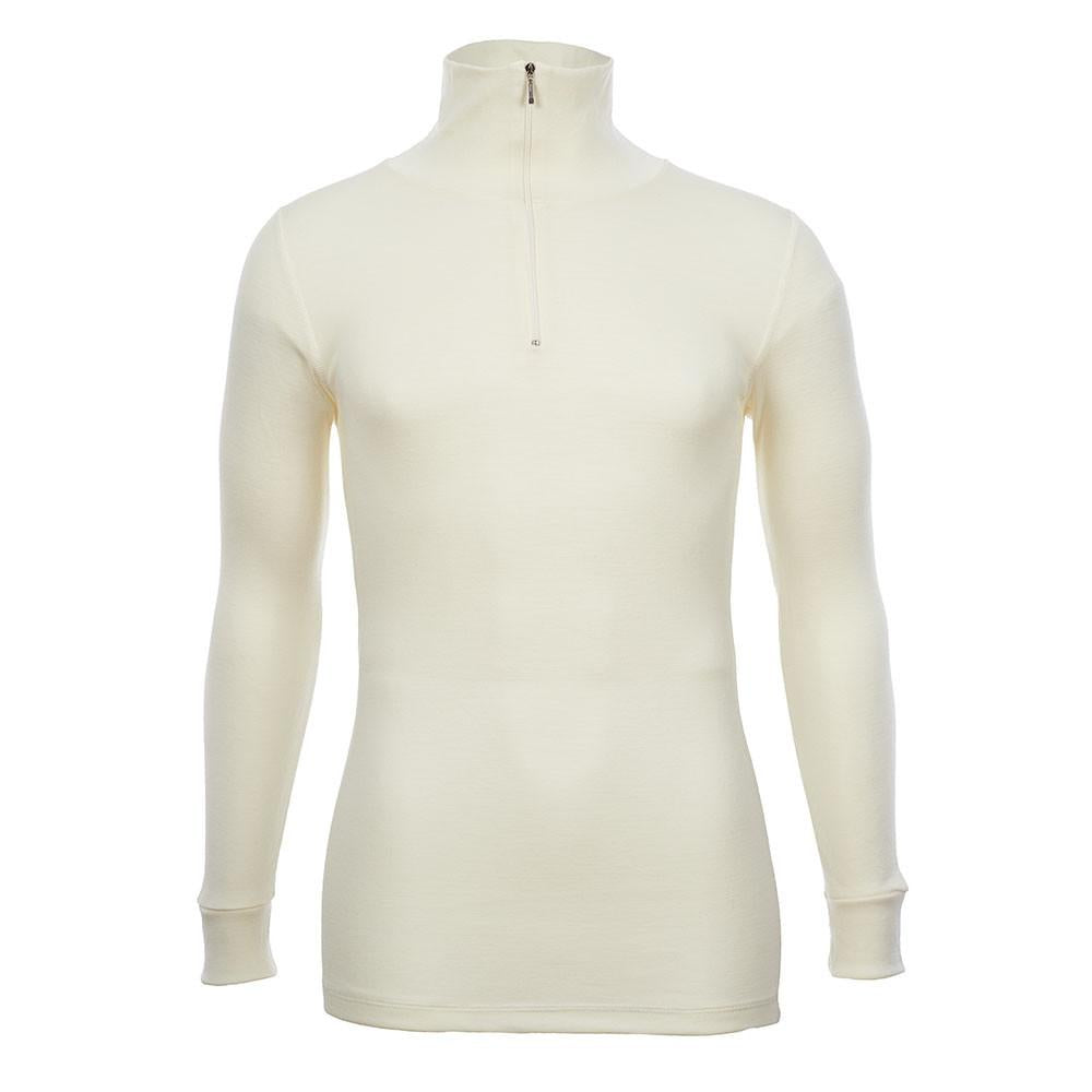Merino Skins – Unisex Long Sleeve Half Zip Front