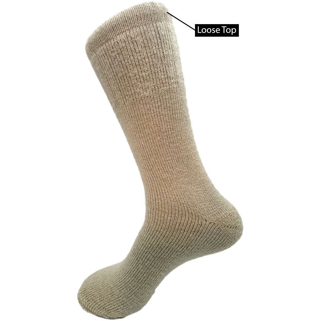 Merino Wool Health/Loose Top Sock King Size