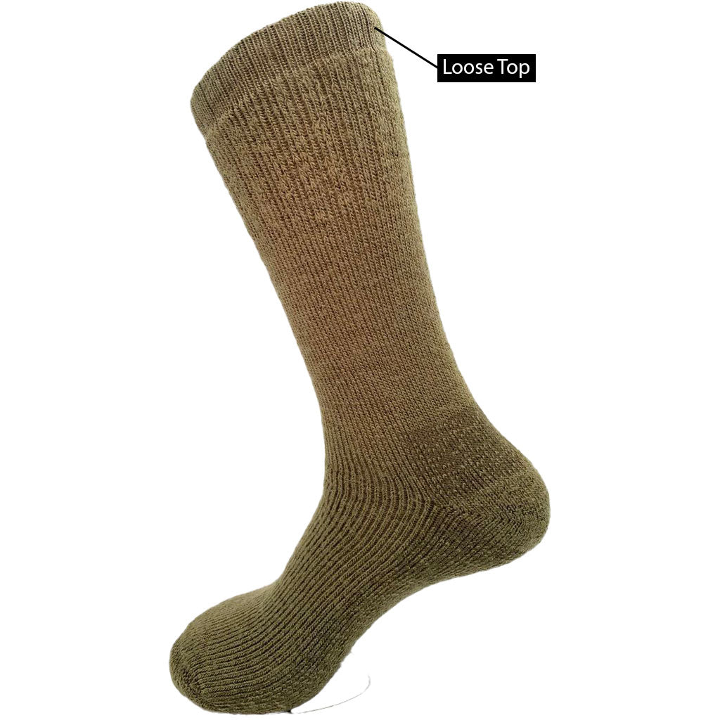 Merino Wool Health/Loose Top Sock King Size